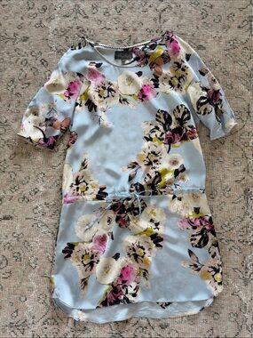 Patterson J. Kincaid shopbop 100% silk dress floral
